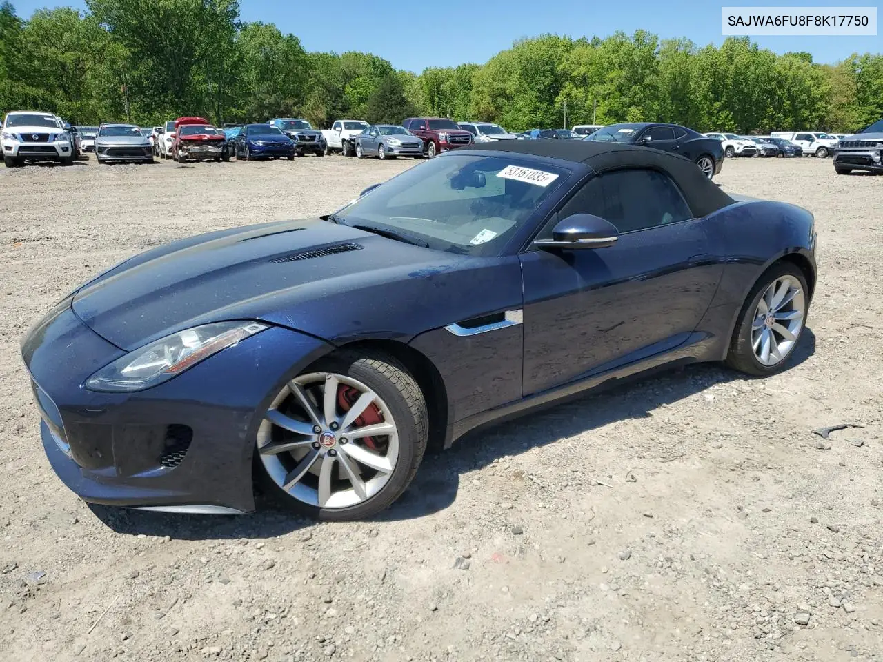 2015 Jaguar F-Type S VIN: SAJWA6FU8F8K17750 Lot: 53161035