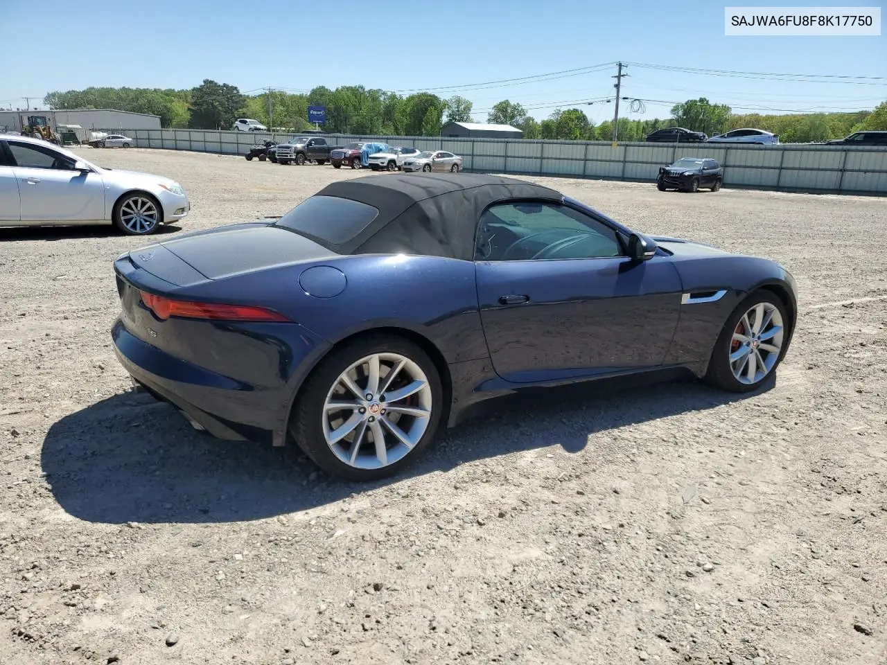 2015 Jaguar F-Type S VIN: SAJWA6FU8F8K17750 Lot: 53161035