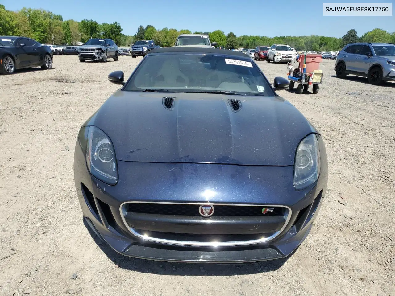 2015 Jaguar F-Type S VIN: SAJWA6FU8F8K17750 Lot: 53161035