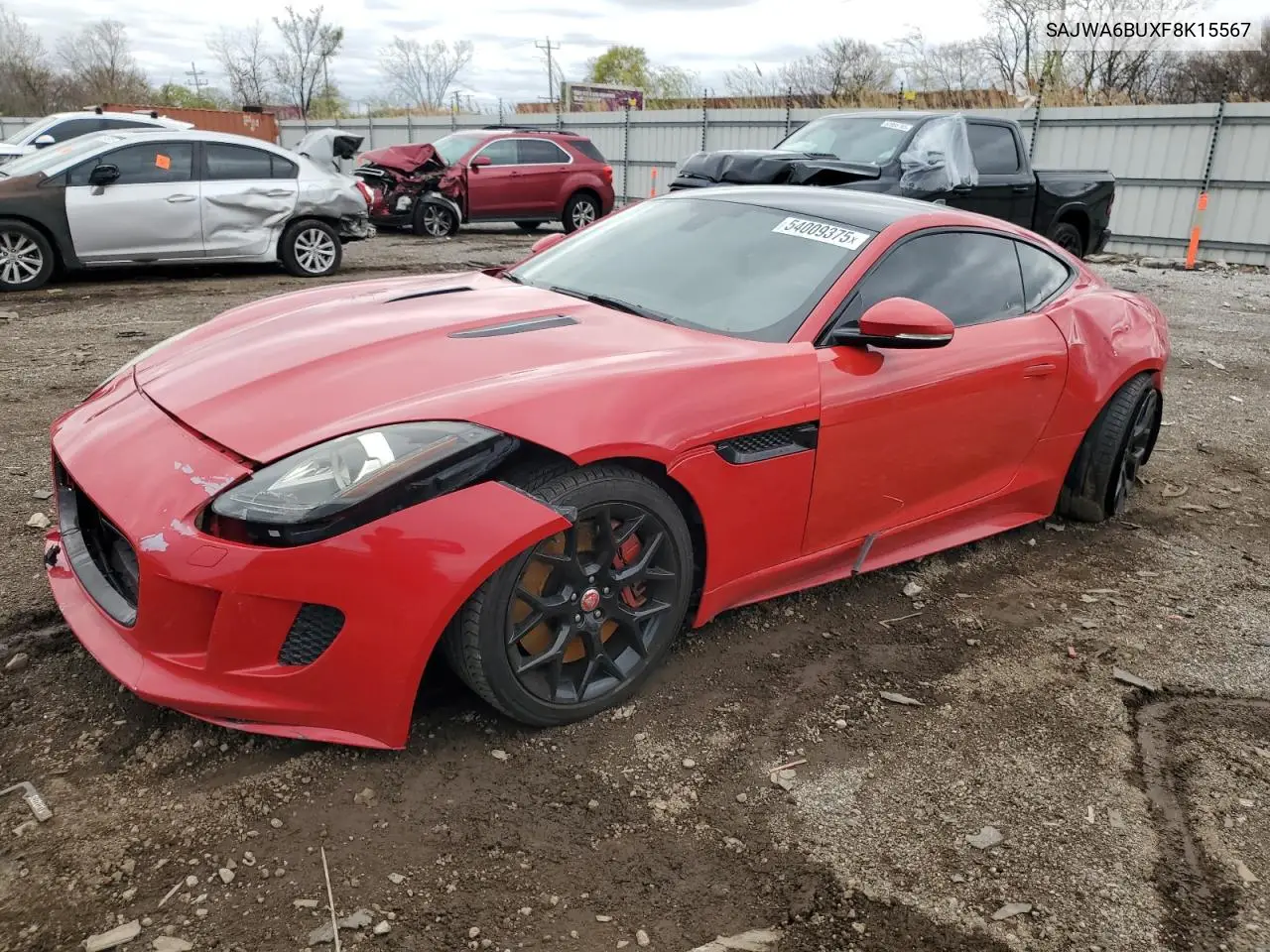 2015 Jaguar F-Type S VIN: SAJWA6BUXF8K15567 Lot: 54009375