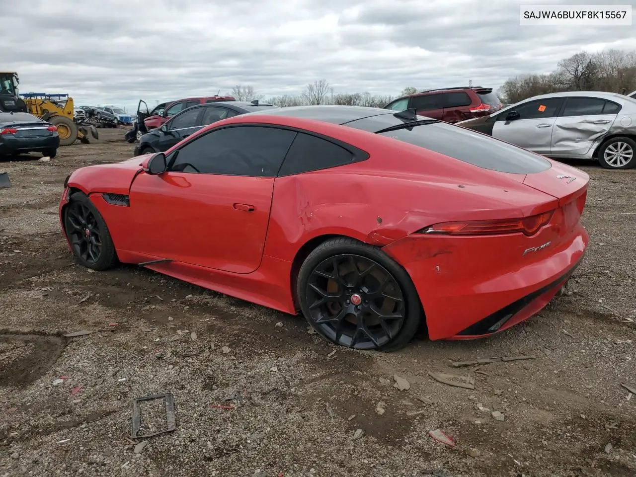2015 Jaguar F-Type S VIN: SAJWA6BUXF8K15567 Lot: 54009375
