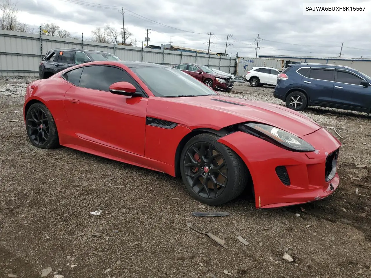 2015 Jaguar F-Type S VIN: SAJWA6BUXF8K15567 Lot: 54009375