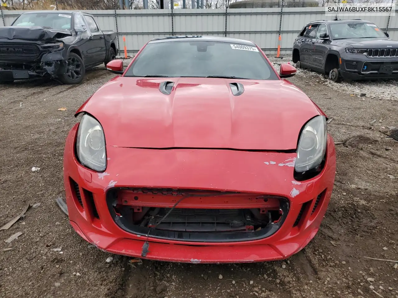 2015 Jaguar F-Type S VIN: SAJWA6BUXF8K15567 Lot: 54009375