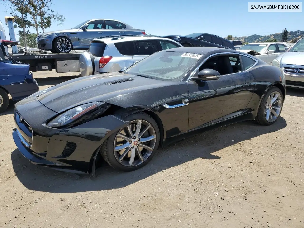 2015 Jaguar F-Type S VIN: SAJWA6BU4F8K18206 Lot: 58245635