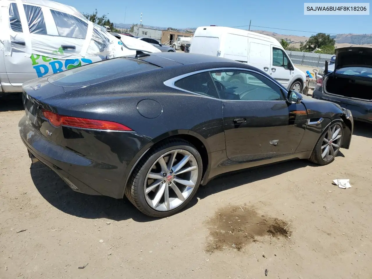 2015 Jaguar F-Type S VIN: SAJWA6BU4F8K18206 Lot: 58245635