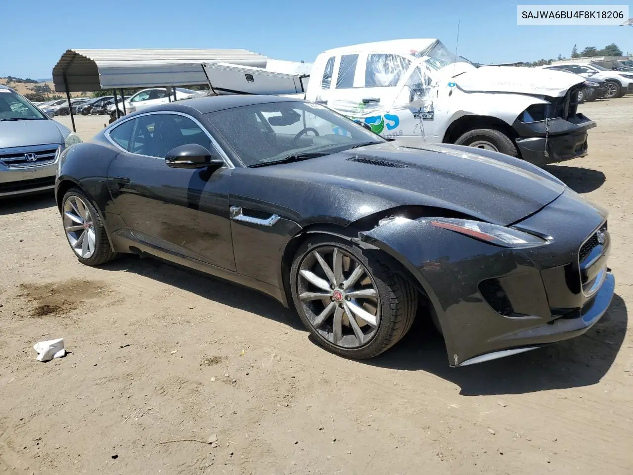 2015 Jaguar F-Type S VIN: SAJWA6BU4F8K18206 Lot: 58245635