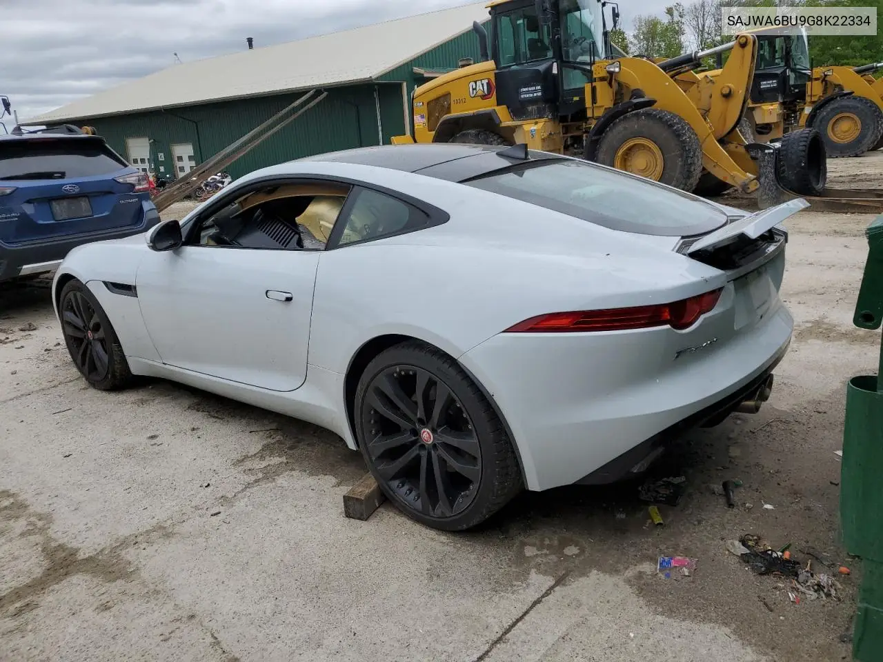 2016 Jaguar F-Type S VIN: SAJWA6BU9G8K22334 Lot: 58337715