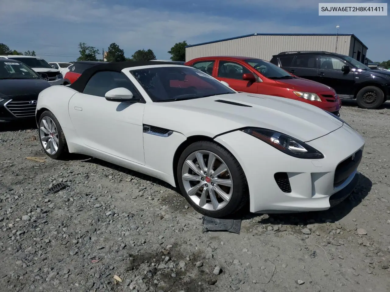 2017 Jaguar F-Type VIN: SAJWA6ET2H8K41411 Lot: 51568845
