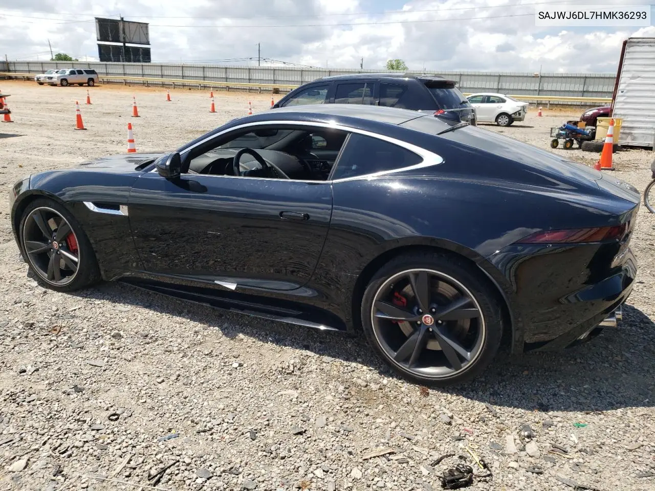 2017 Jaguar F-Type R VIN: SAJWJ6DL7HMK36293 Lot: 56374165