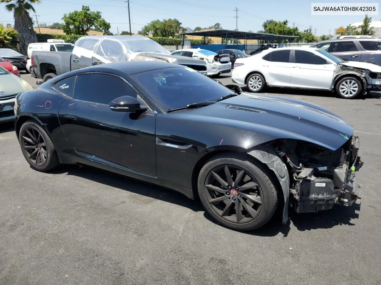 2017 Jaguar F-Type VIN: SAJWA6AT0H8K42305 Lot: 58605555