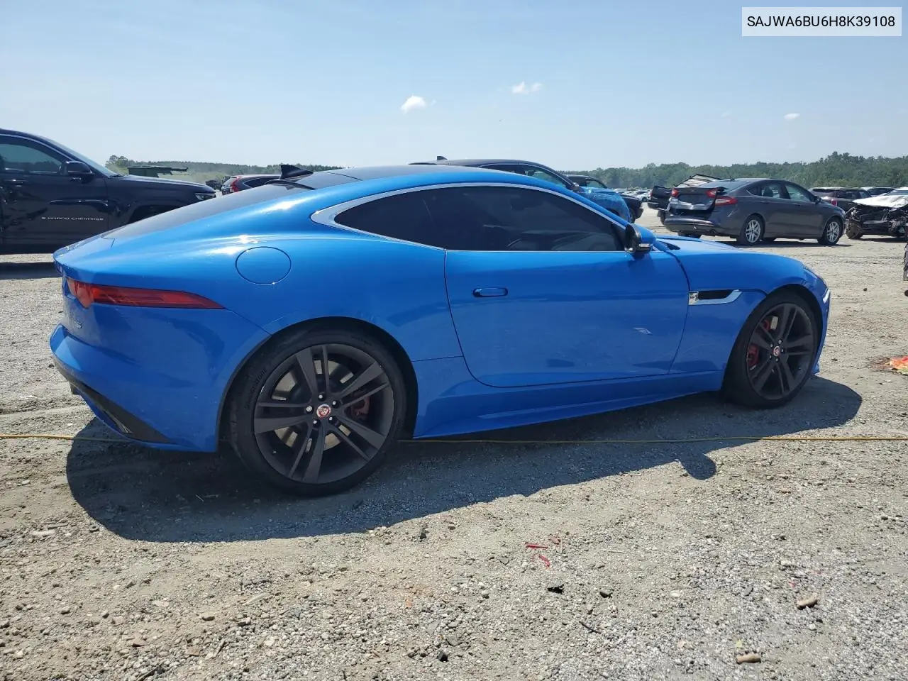 2017 Jaguar F-Type S VIN: SAJWA6BU6H8K39108 Lot: 61770005