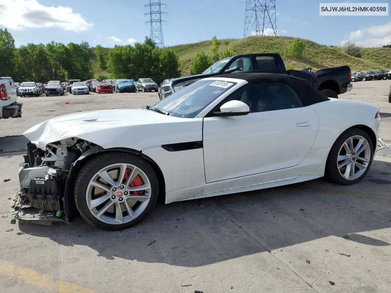 2017 Jaguar F-Type R VIN: SAJWJ6HL2HMK40598 Lot: 61839165