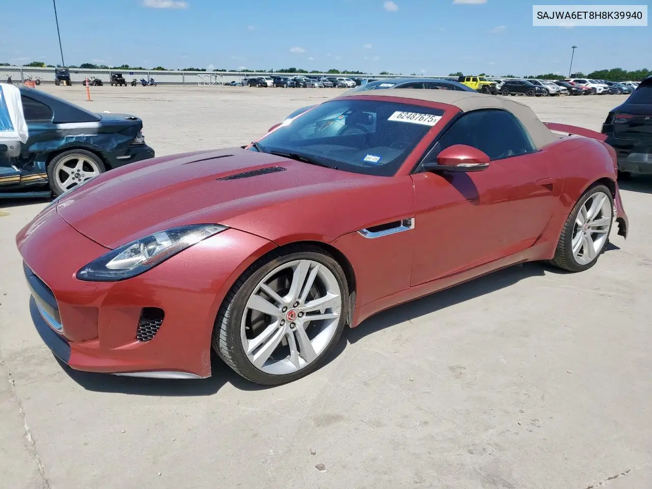 2017 Jaguar F-Type VIN: SAJWA6ET8H8K39940 Lot: 62487675