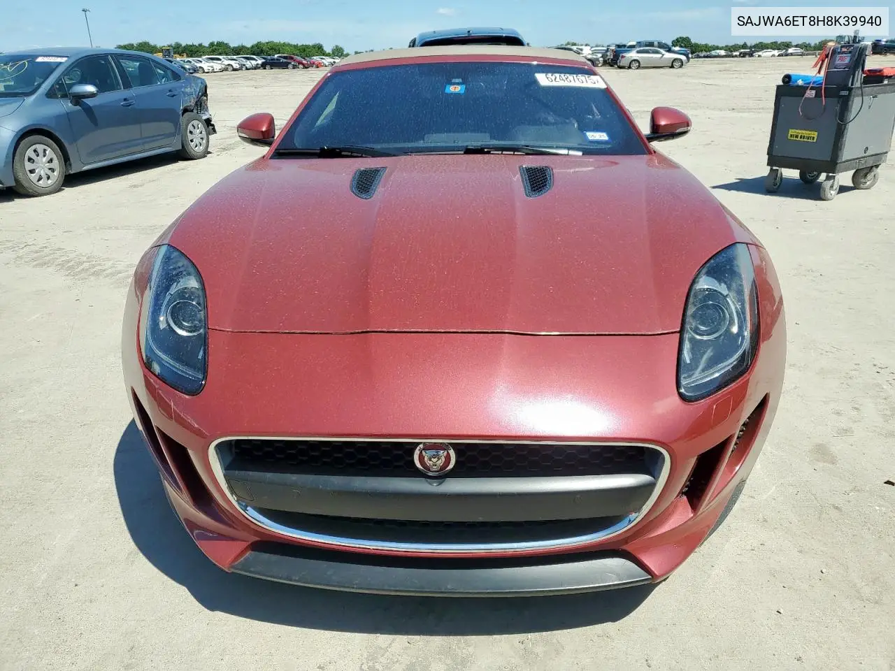 2017 Jaguar F-Type VIN: SAJWA6ET8H8K39940 Lot: 62487675