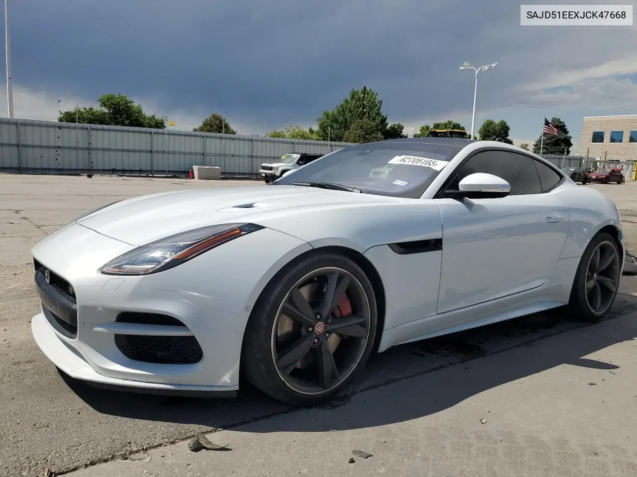 2018 Jaguar F-Type R VIN: SAJD51EEXJCK47668 Lot: 62709165