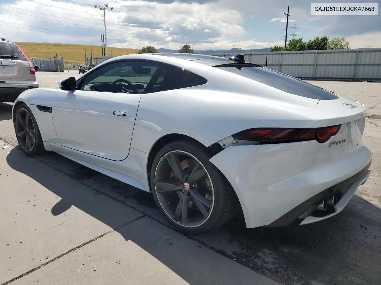 2018 Jaguar F-Type R VIN: SAJD51EEXJCK47668 Lot: 62709165