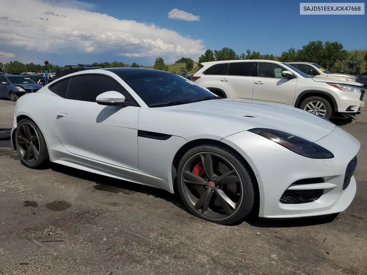 2018 Jaguar F-Type R VIN: SAJD51EEXJCK47668 Lot: 62709165