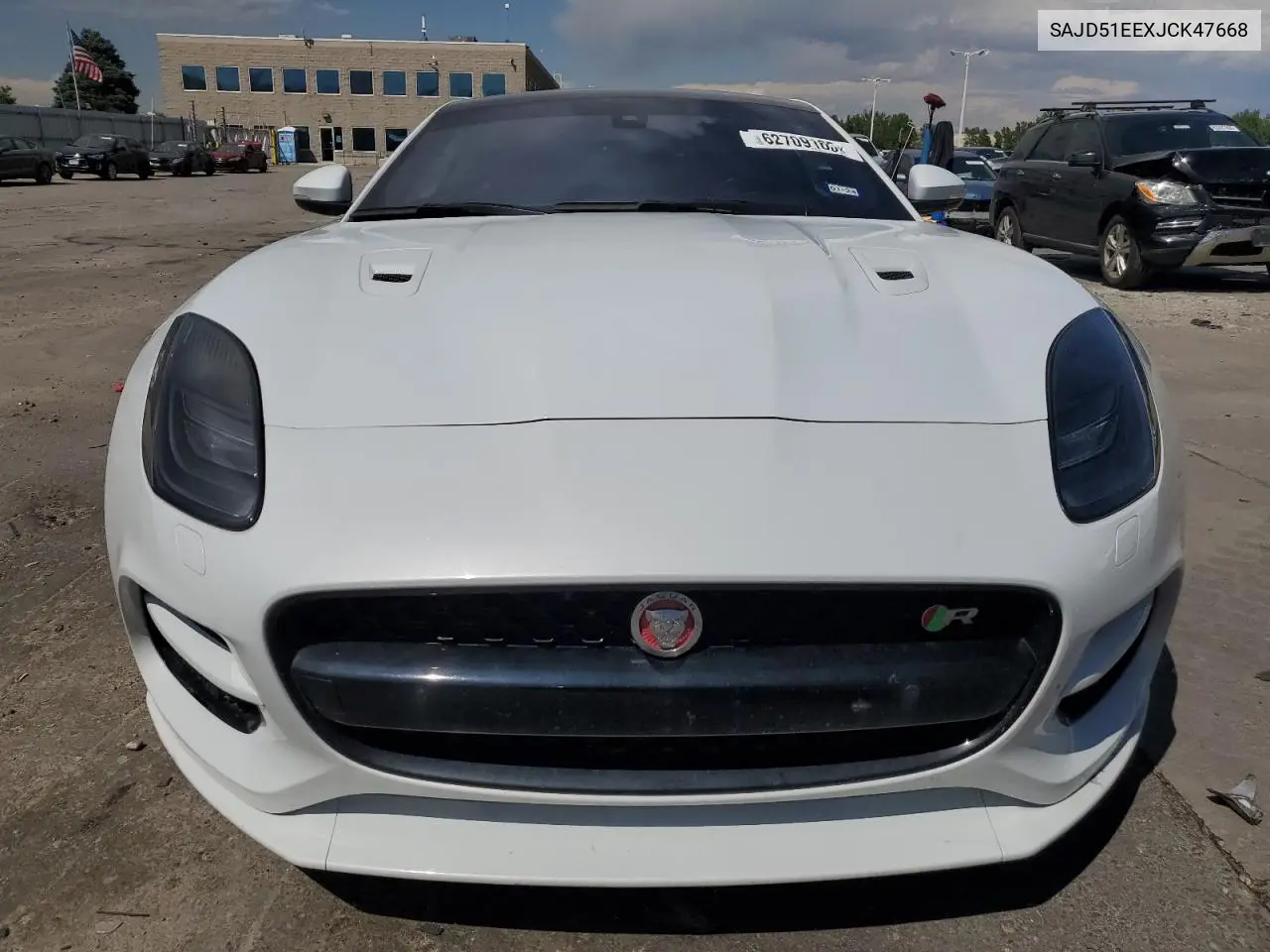 2018 Jaguar F-Type R VIN: SAJD51EEXJCK47668 Lot: 62709165