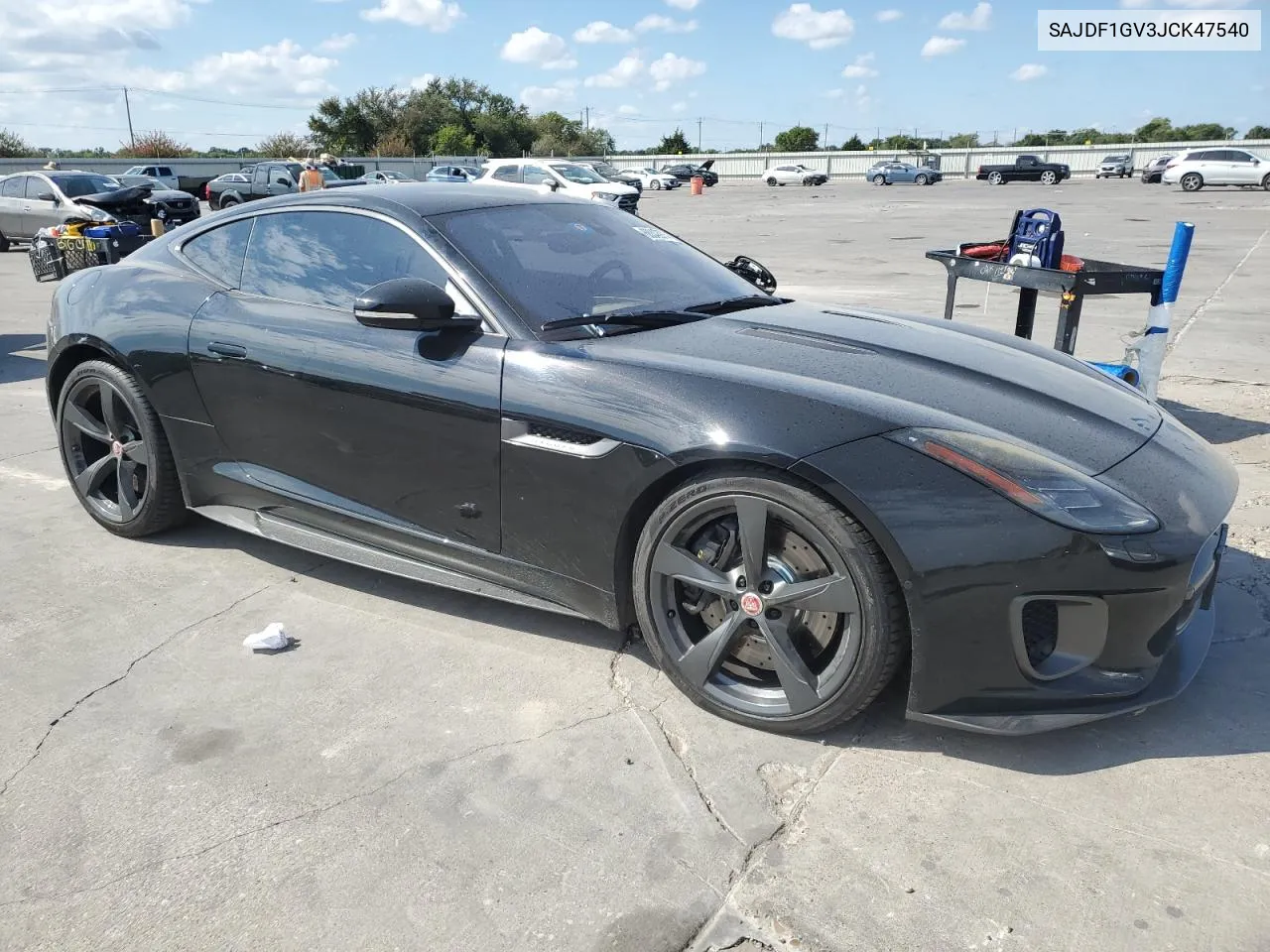 2018 Jaguar F-Type 400 Sport VIN: SAJDF1GV3JCK47540 Lot: 68842974