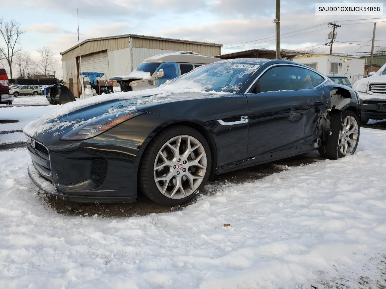 2018 Jaguar F-Type VIN: SAJDD1GX8JCK54068 Lot: 88756235