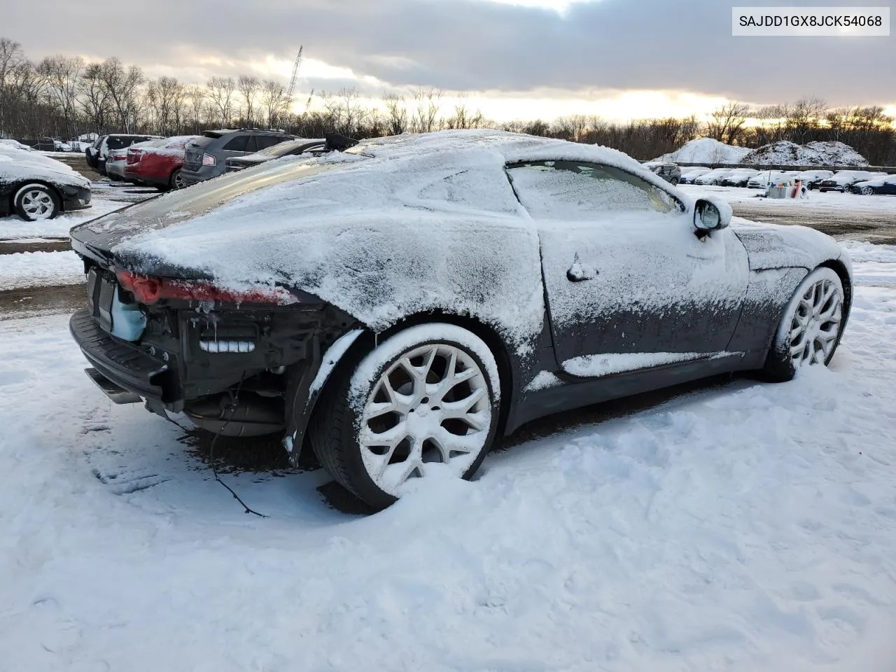 2018 Jaguar F-Type VIN: SAJDD1GX8JCK54068 Lot: 88756235