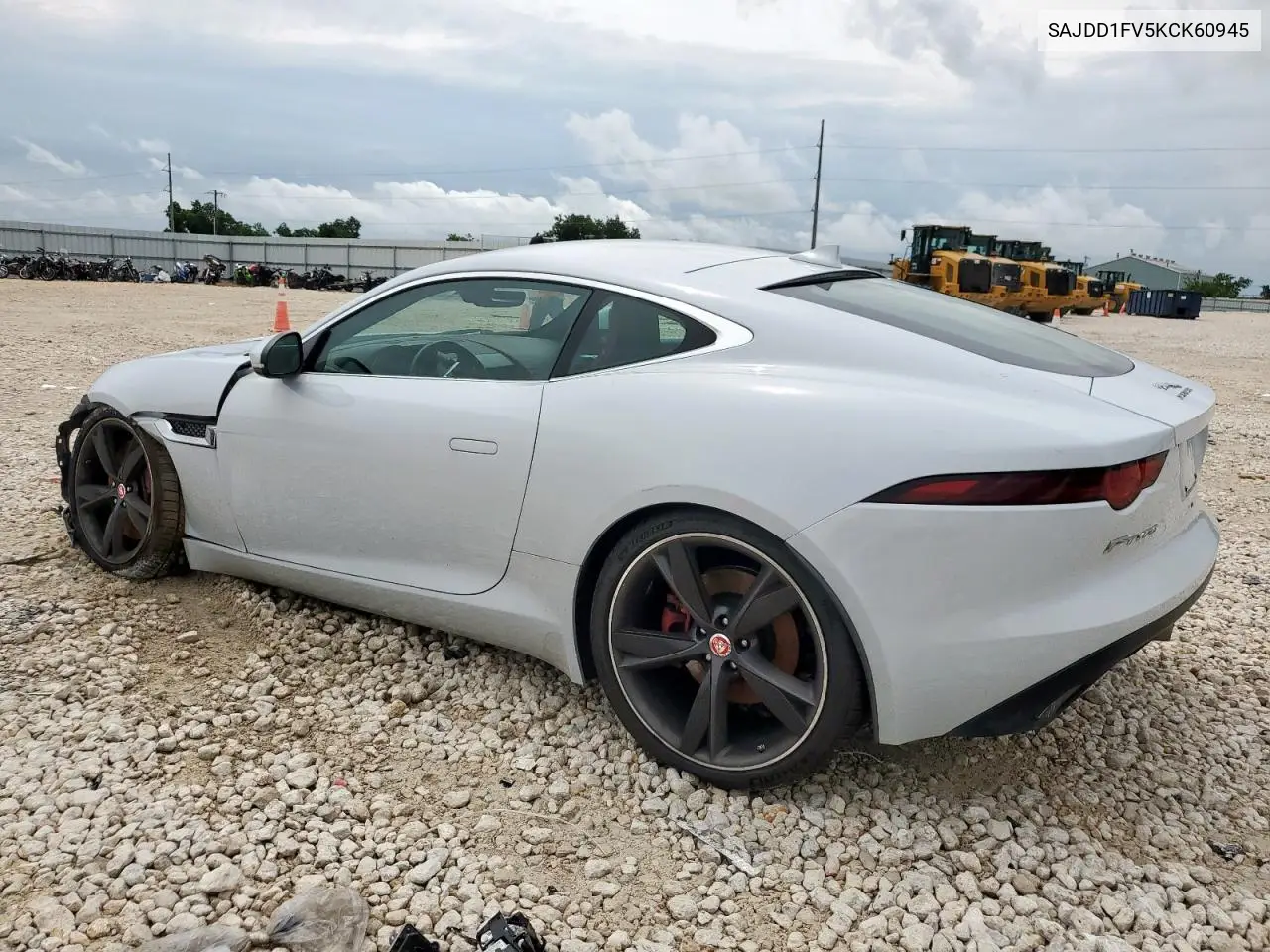 2019 Jaguar F-Type VIN: SAJDD1FV5KCK60945 Lot: 60747555