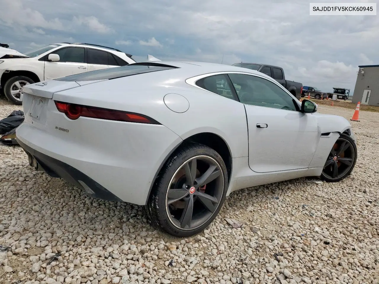 2019 Jaguar F-Type VIN: SAJDD1FV5KCK60945 Lot: 60747555