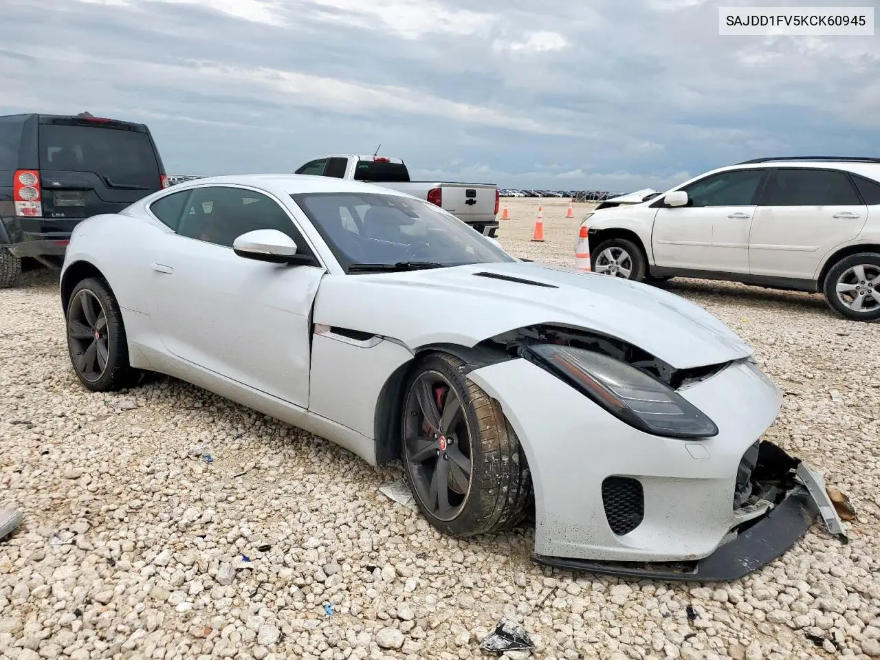 2019 Jaguar F-Type VIN: SAJDD1FV5KCK60945 Lot: 60747555