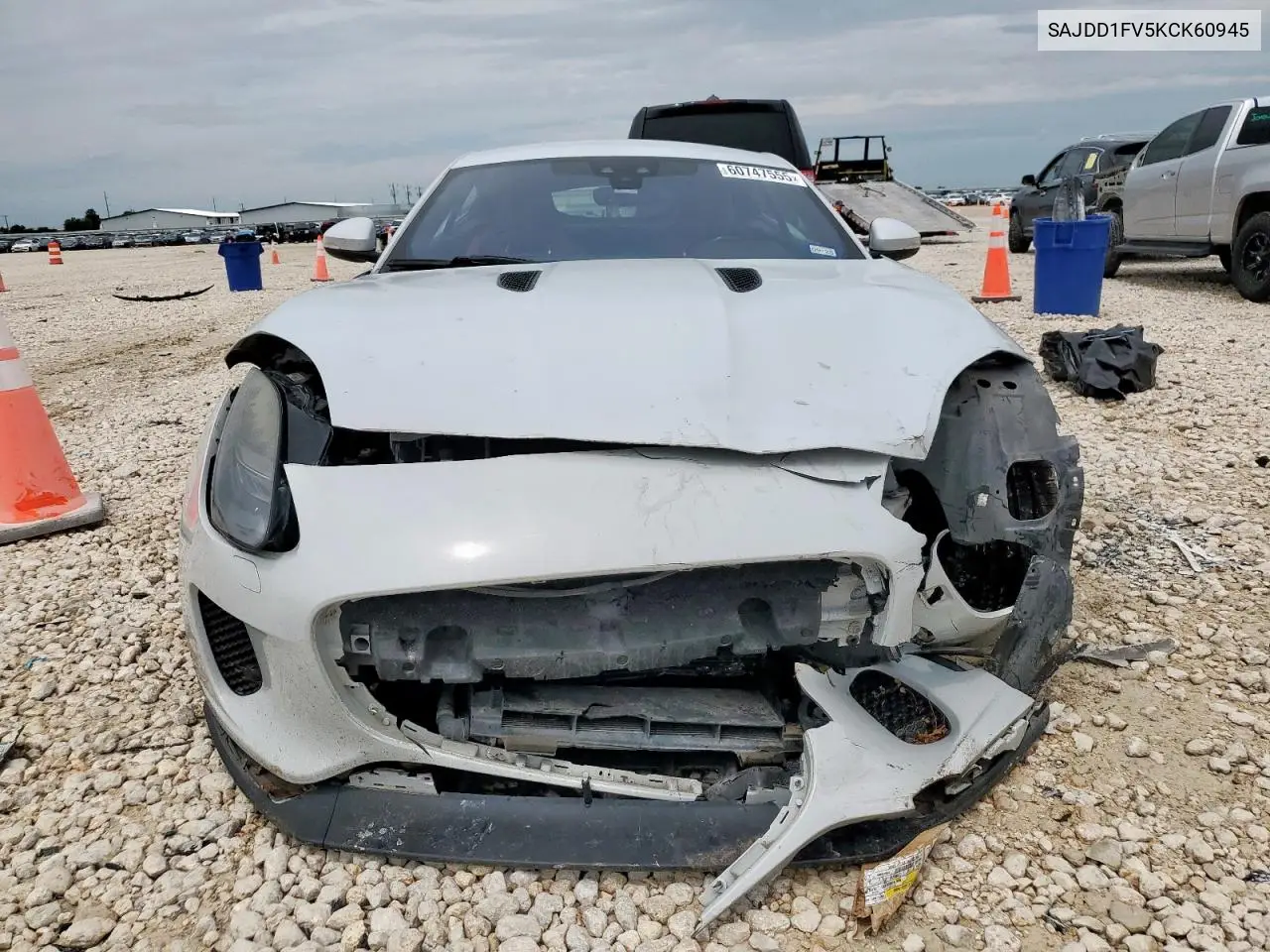 2019 Jaguar F-Type VIN: SAJDD1FV5KCK60945 Lot: 60747555