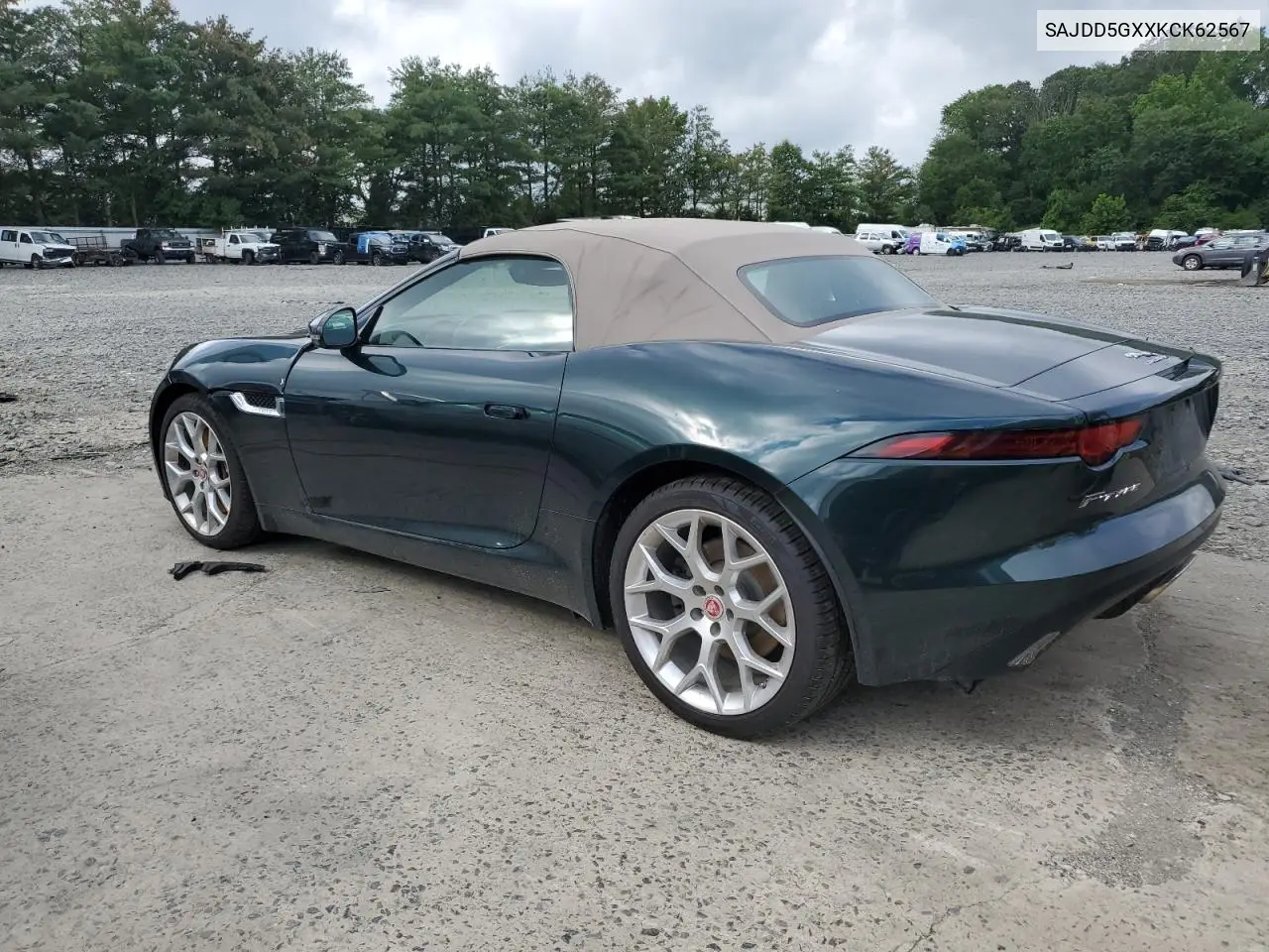 2019 Jaguar F-Type VIN: SAJDD5GXXKCK62567 Lot: 63271535