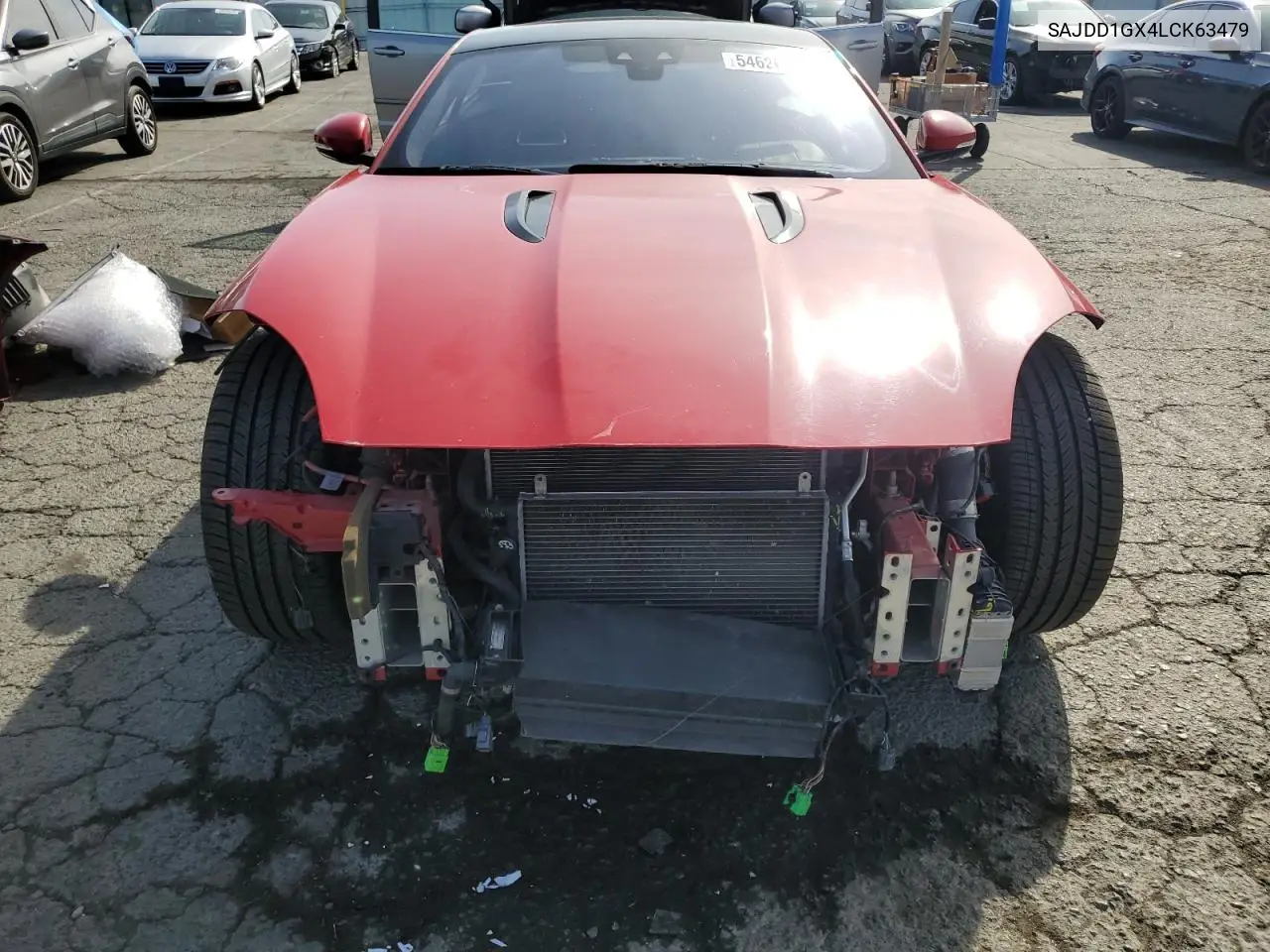 2020 Jaguar F-Type VIN: SAJDD1GX4LCK63479 Lot: 54626465