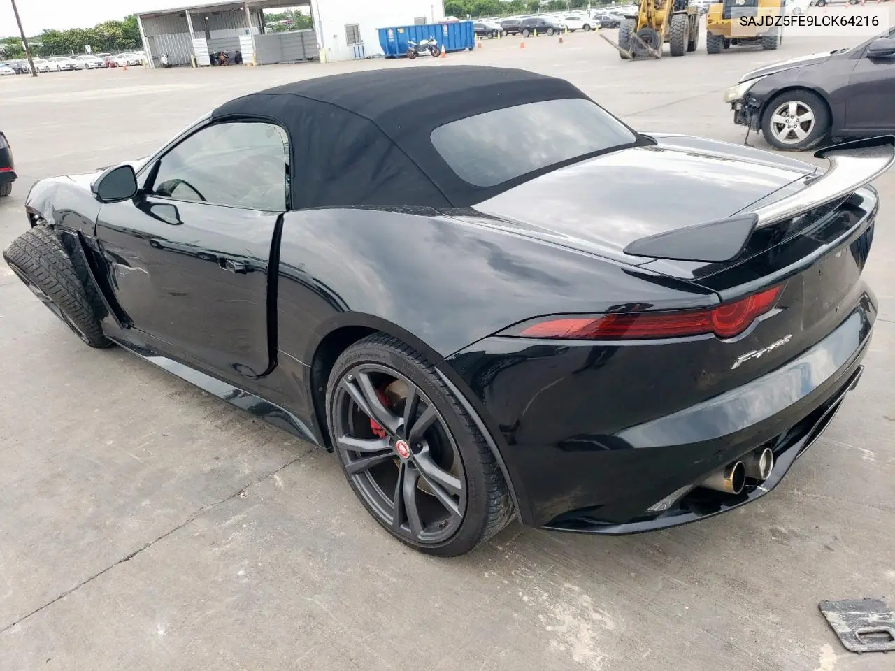 2020 Jaguar F-Type Svr VIN: SAJDZ5FE9LCK64216 Lot: 58742755
