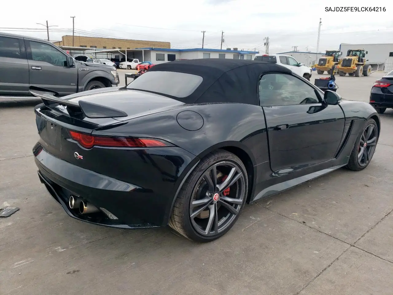 2020 Jaguar F-Type Svr VIN: SAJDZ5FE9LCK64216 Lot: 58742755