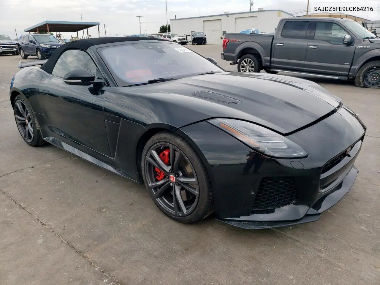 2020 Jaguar F-Type Svr VIN: SAJDZ5FE9LCK64216 Lot: 58742755