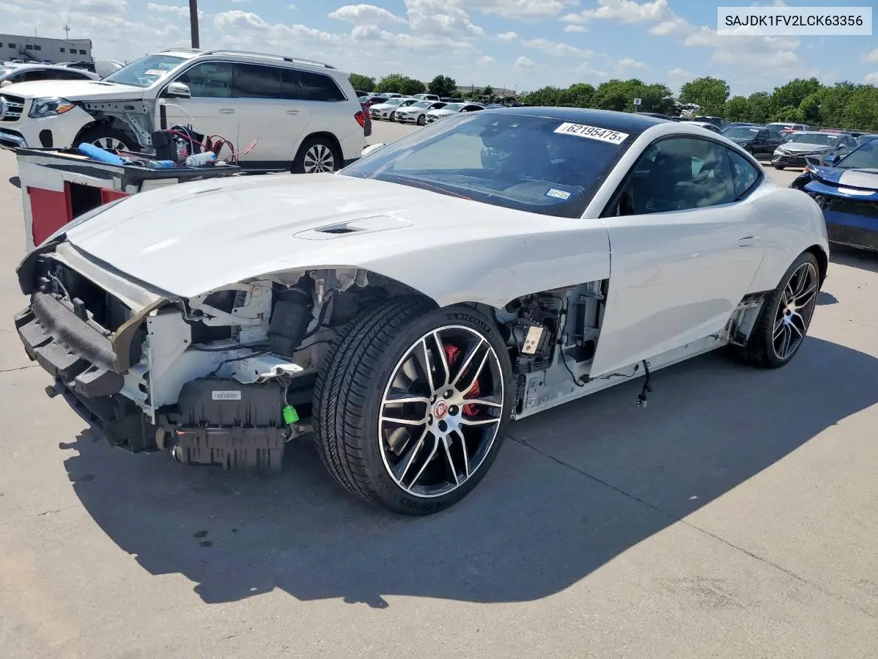 2020 Jaguar F-Type VIN: SAJDK1FV2LCK63356 Lot: 62195475