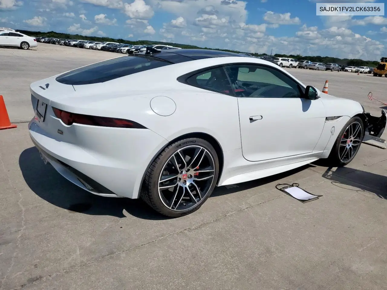 2020 Jaguar F-Type VIN: SAJDK1FV2LCK63356 Lot: 62195475