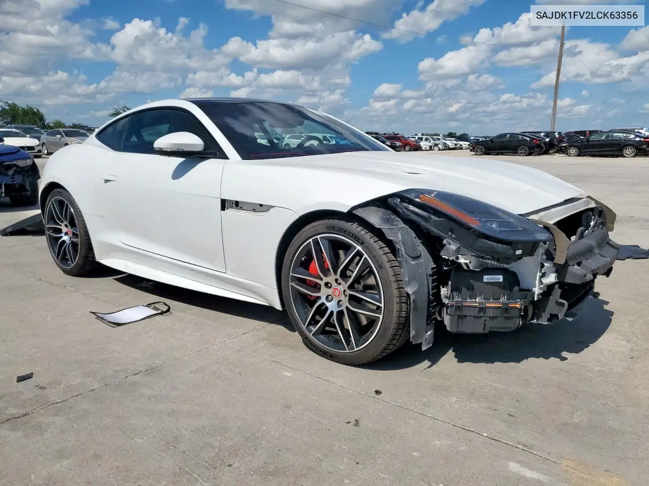2020 Jaguar F-Type VIN: SAJDK1FV2LCK63356 Lot: 62195475