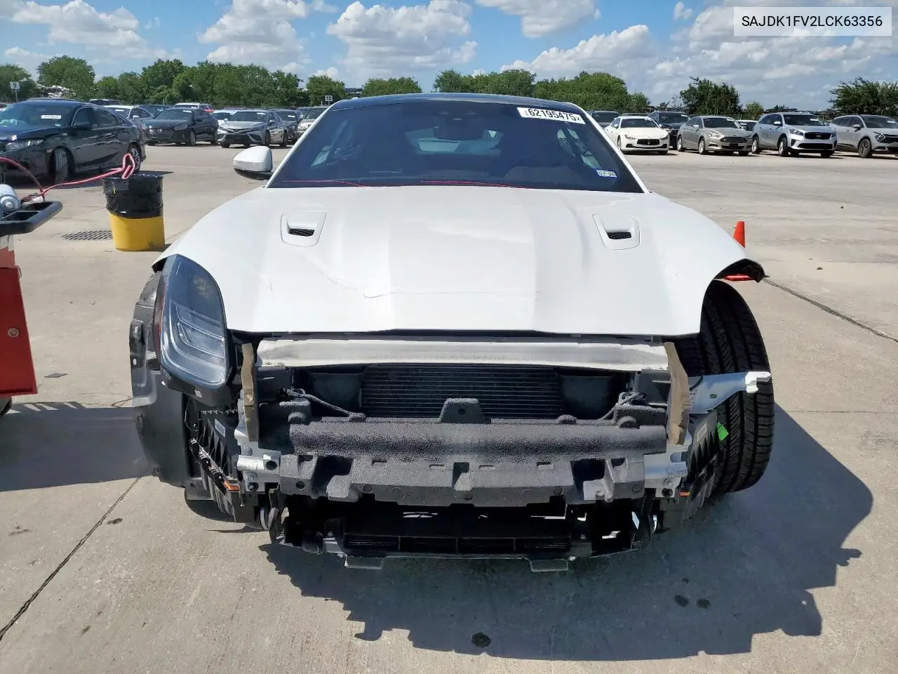2020 Jaguar F-Type VIN: SAJDK1FV2LCK63356 Lot: 62195475