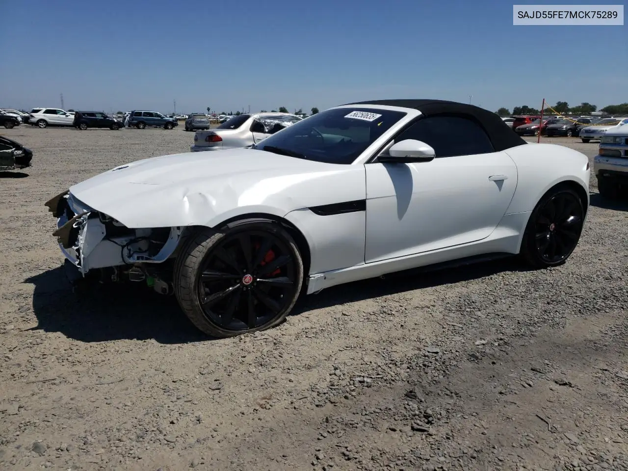 2021 Jaguar F-Type R VIN: SAJD55FE7MCK75289 Lot: 56250635