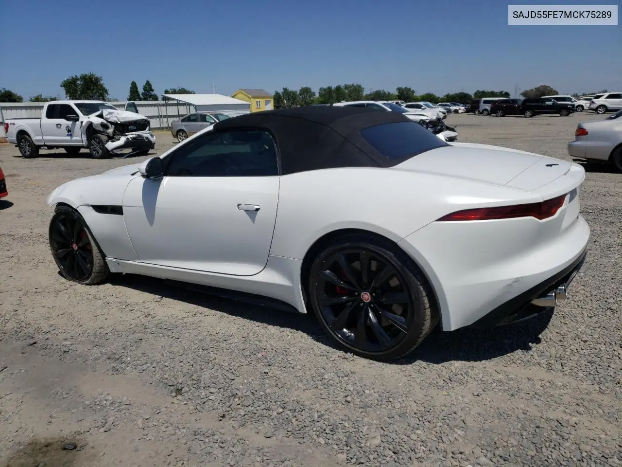 2021 Jaguar F-Type R VIN: SAJD55FE7MCK75289 Lot: 56250635
