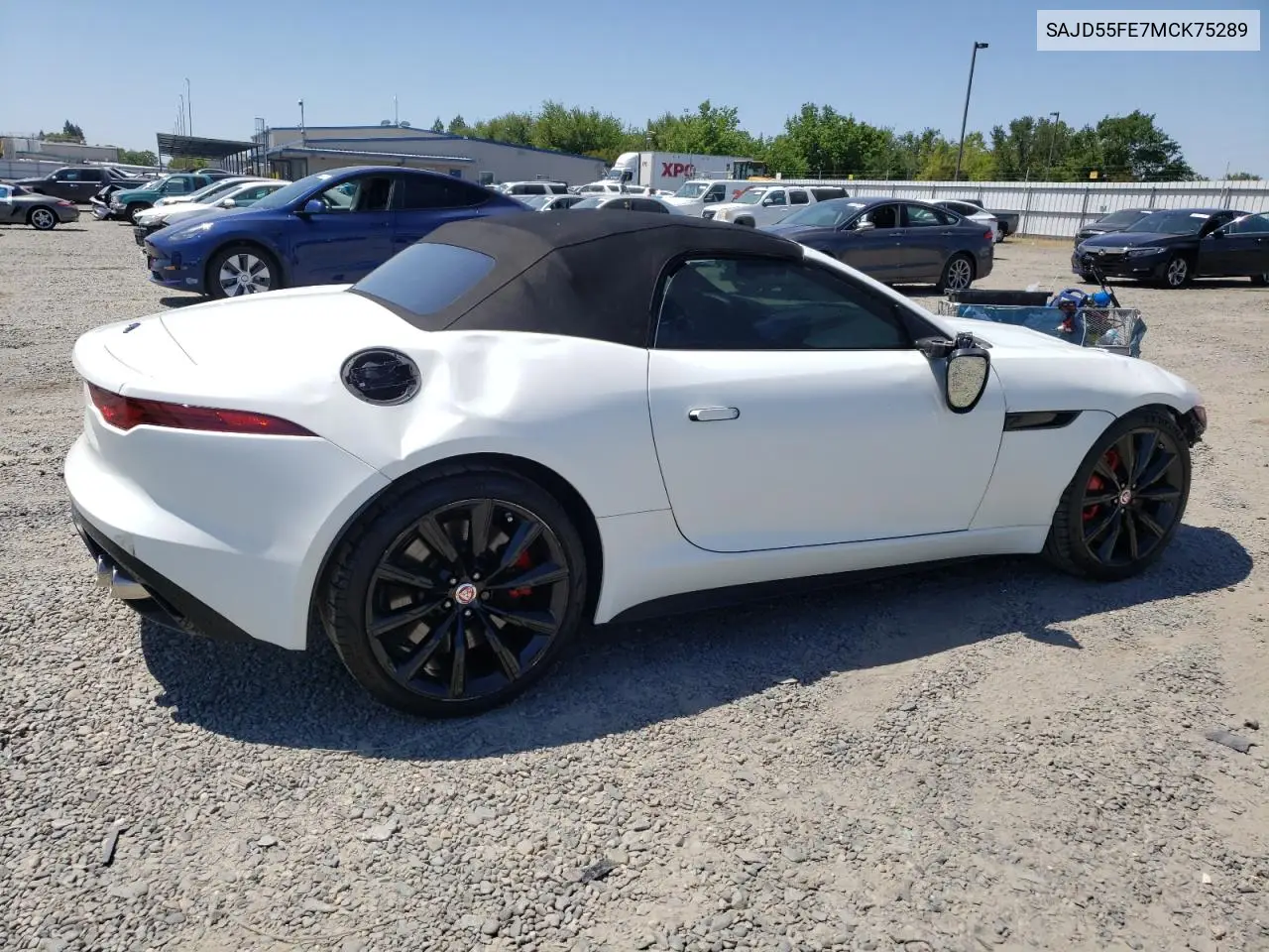 2021 Jaguar F-Type R VIN: SAJD55FE7MCK75289 Lot: 56250635