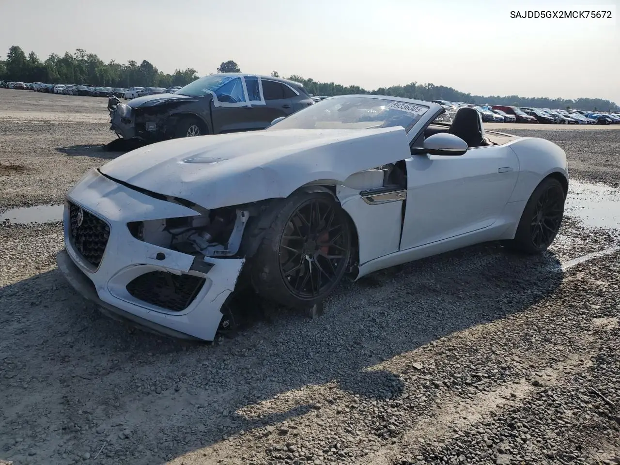 2021 Jaguar F-Type VIN: SAJDD5GX2MCK75672 Lot: 59336305