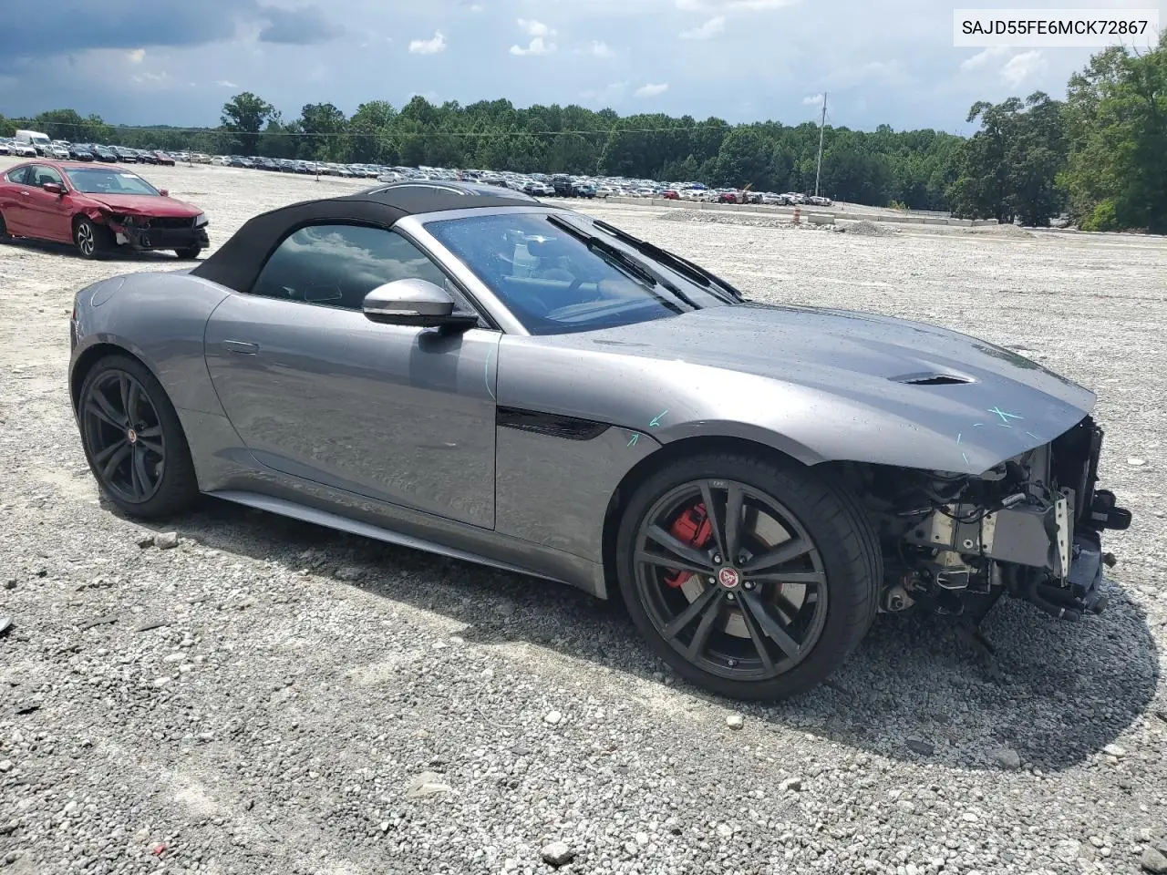 2021 Jaguar F-Type R VIN: SAJD55FE6MCK72867 Lot: 60019585