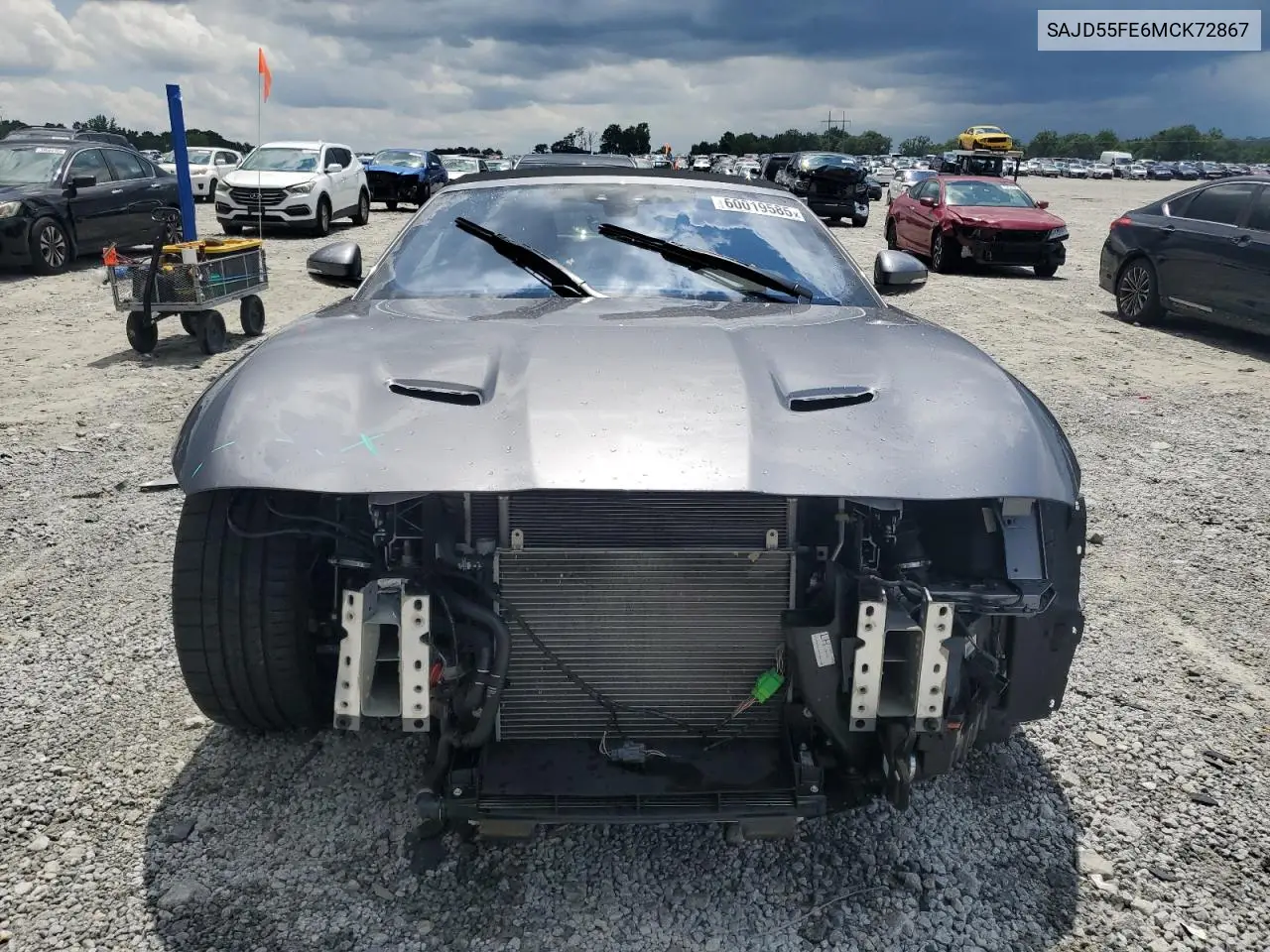2021 Jaguar F-Type R VIN: SAJD55FE6MCK72867 Lot: 60019585