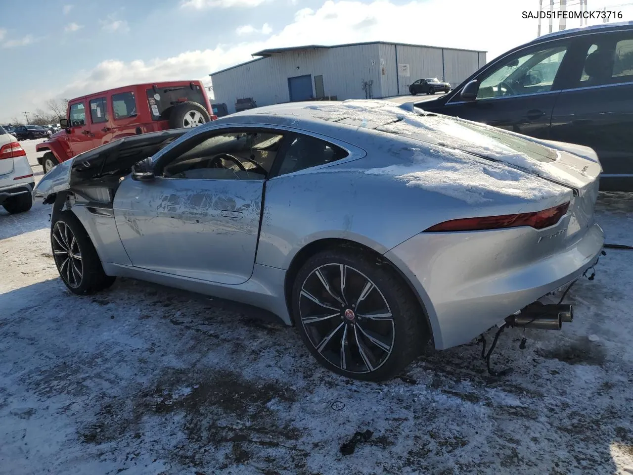 2021 Jaguar F-Type R VIN: SAJD51FE0MCK73716 Lot: 89071665