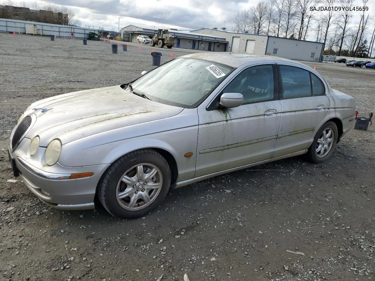 2000 Jaguar S-Type VIN: SAJDA01D9YGL45659 Lot: 46066355