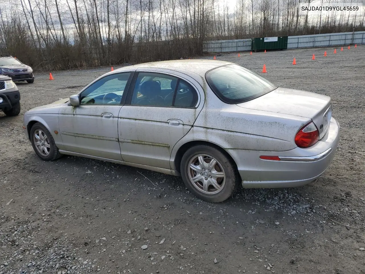 2000 Jaguar S-Type VIN: SAJDA01D9YGL45659 Lot: 46066355