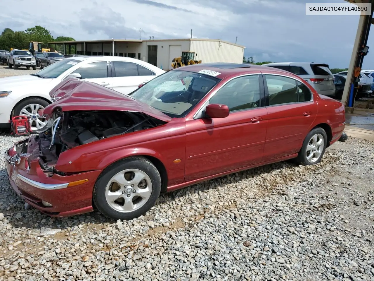 2000 Jaguar S-Type VIN: SAJDA01C4YFL40690 Lot: 54243315