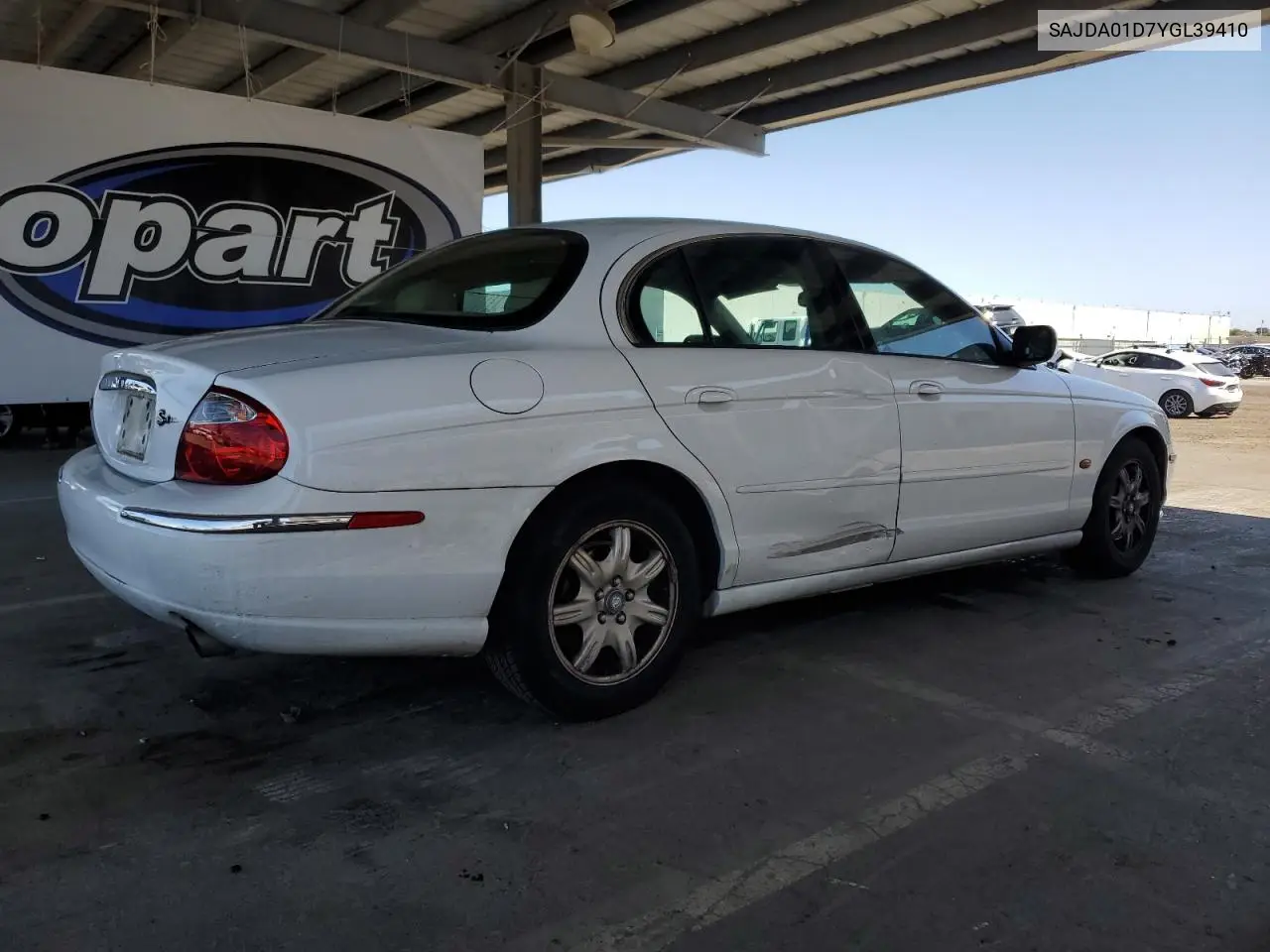 2000 Jaguar S-Type VIN: SAJDA01D7YGL39410 Lot: 56814185