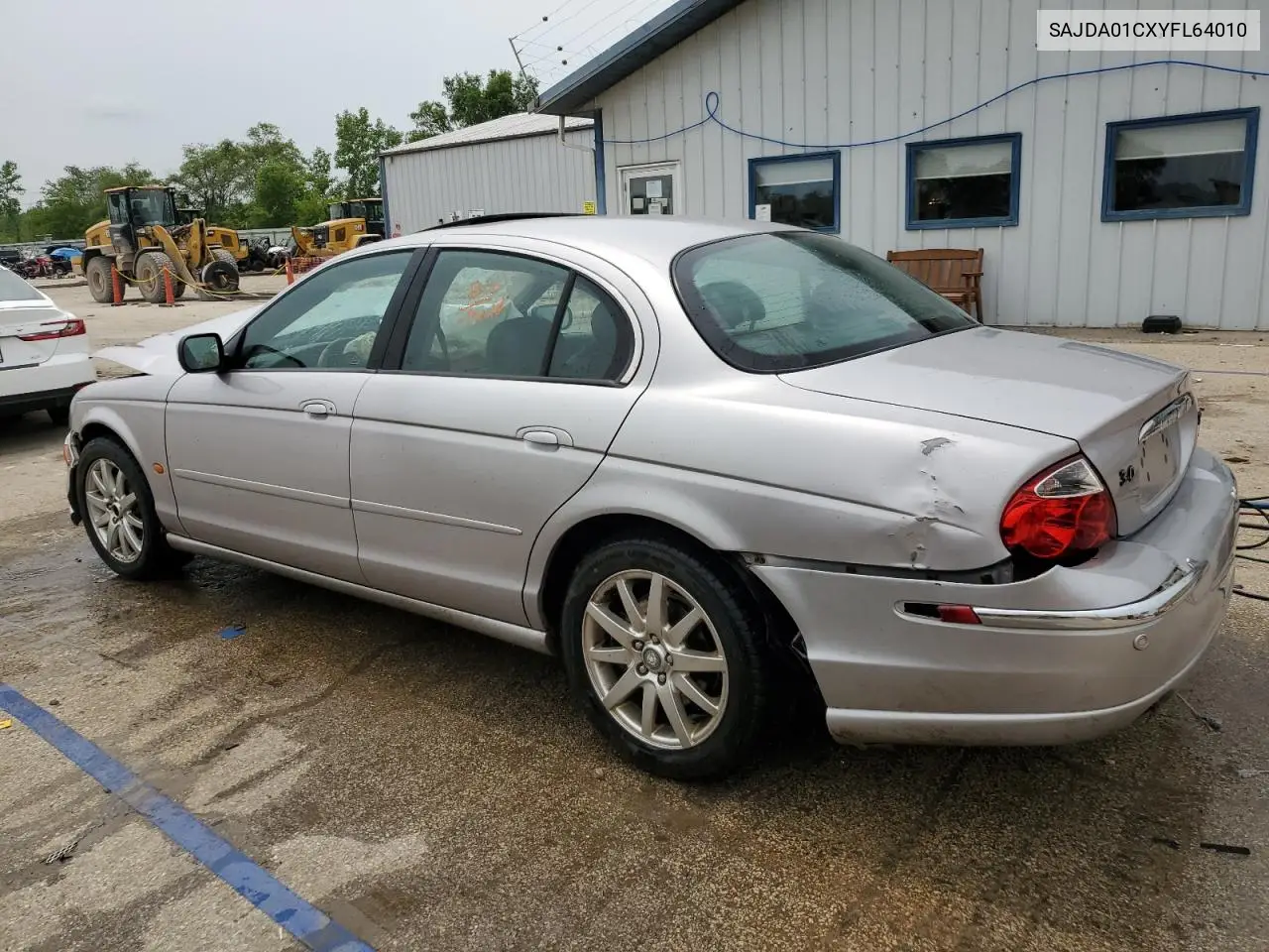 2000 Jaguar S-Type VIN: SAJDA01CXYFL64010 Lot: 60882695